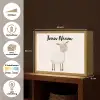 Schaap - Boerderij dier - Dieren Light Box met batterij (Wandlamp kind) middel -USP_websiteoverzichtNL