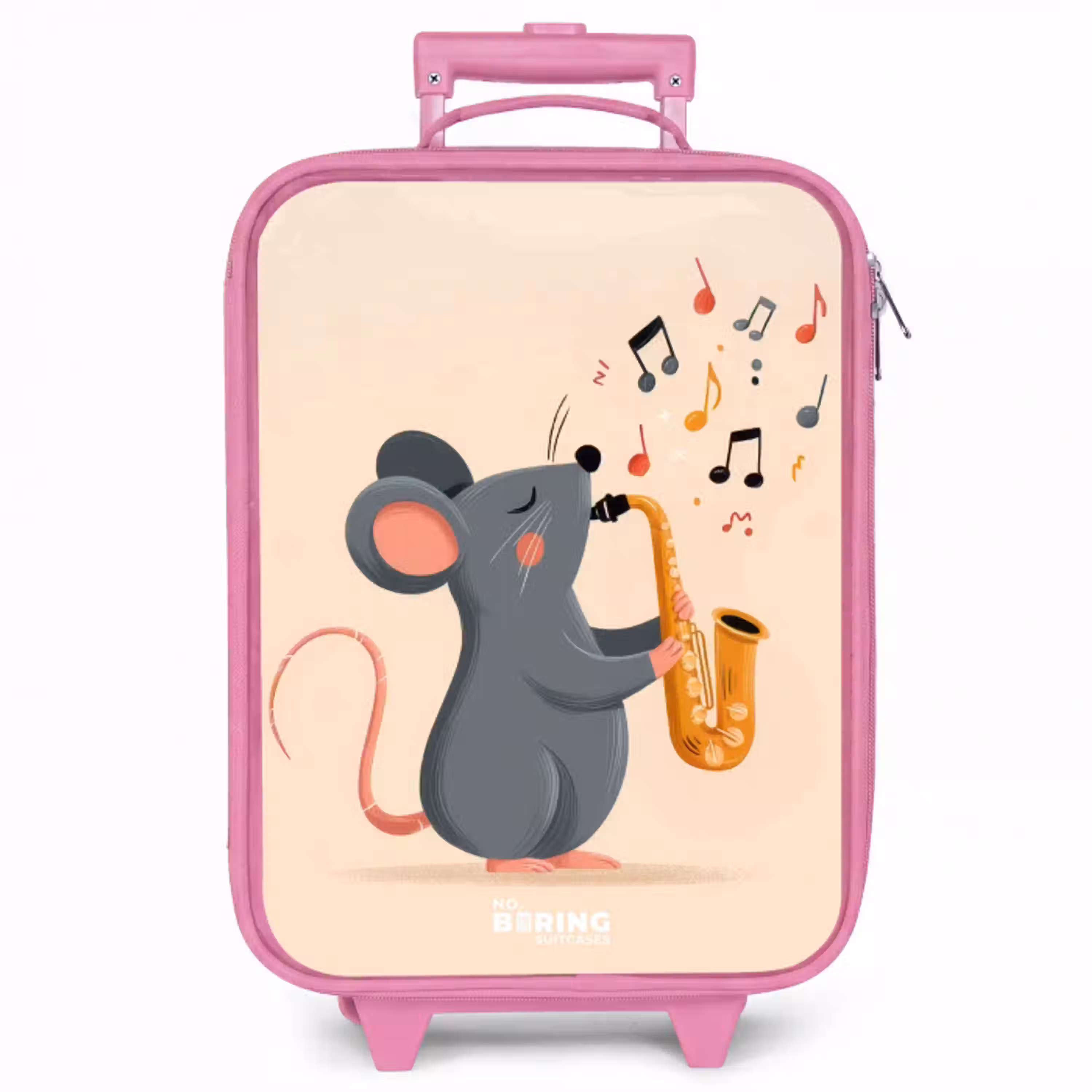 Muis - Saxofoon - Muziek Kinderkoffer - Roze klein -zzz_website3d