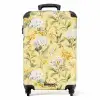 Bloesem patroon geel NBS - Handbagage koffer - Kinderen Unisex middel -productfoto_recht