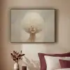 Dromerig - Beige - Paardenbloemzaadjes Textielframe - compleet frame klein -sfeer1