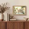 Bloesems - Wit - Zonnestralen -  Bloemblaadjes Light Box met kabel (Tafellamp) klein -sfeer2
