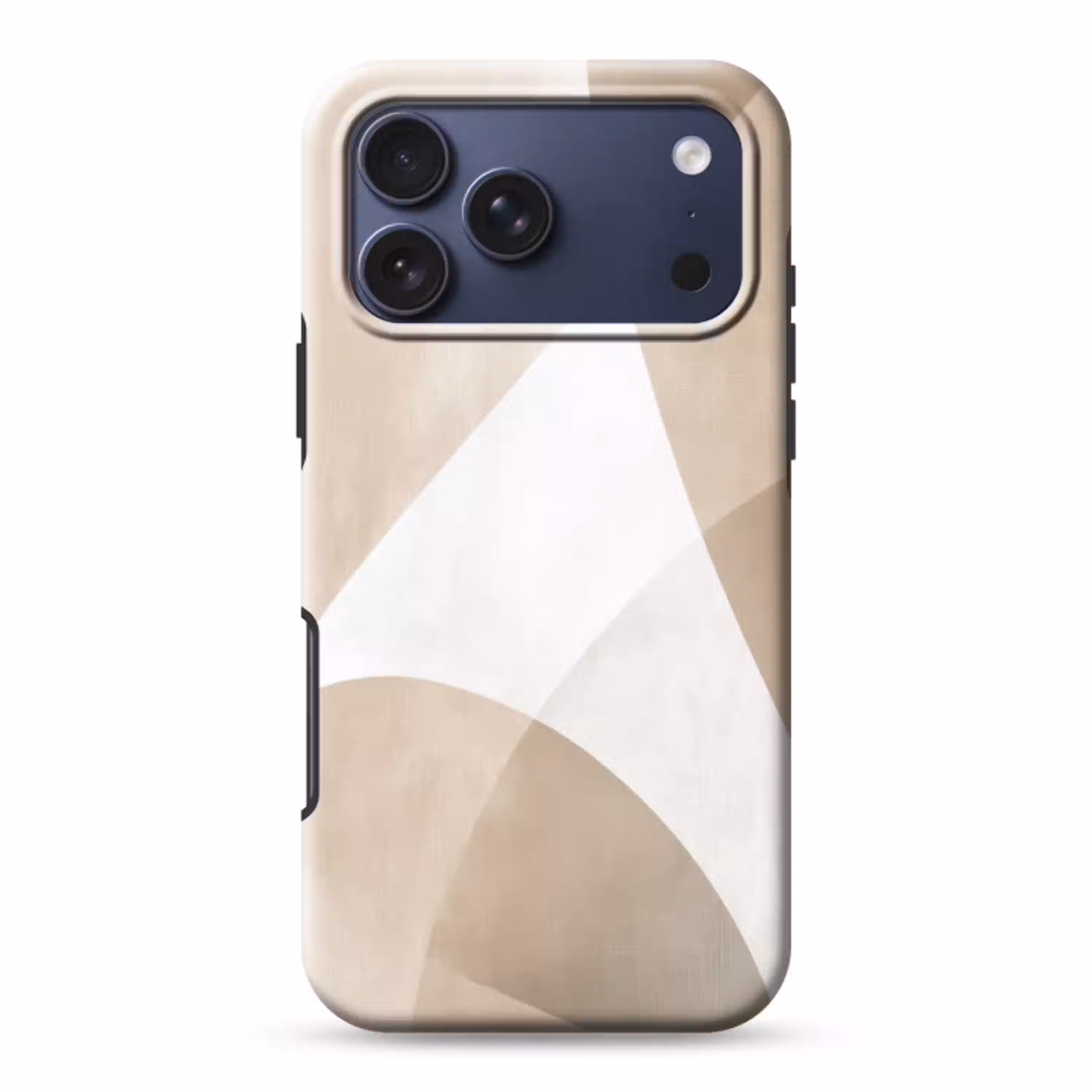 Ovale vormen - Transparant - Zachte overgang Toughcase MagSafe Apple iPhone 17 Pro Max klein -3d