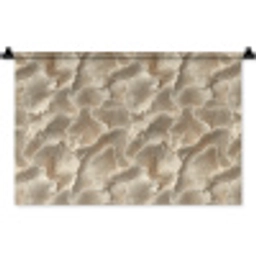 Waaierstructuren - Beige - Vezeltextuur Wandkleed katoen klein 269 -zz3d