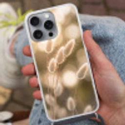 Hazestaartgras - Wit - Zonlicht Hoesje iPhone 16 Pro Max met koord klein -sfeer3