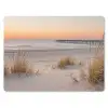 Pier - Zonsondergang - Strand muismat rubber klein -3d