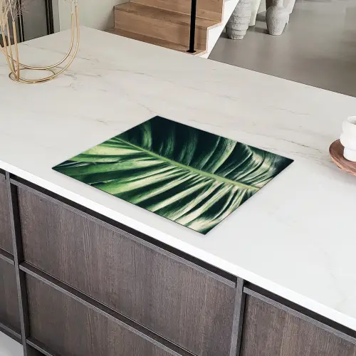 Tropisch - Inductie mat - Natuur - Inductie beschermer - Jungle Inductie beschermer vinyl 3mm groot -sfeer8