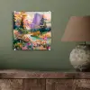 Rivier - Vallei vol bloemen - Levendig plexiglas 5mm klein -sfeer3