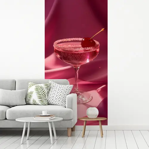 Cocktail - Pink - Luxe fotobehang vinyl groot -woonkamer