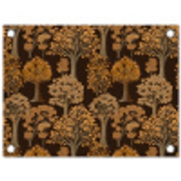 Bomen - Patroon - Bruin tuinposter los doek klein 239 -3d