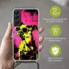 Hond - Zonnebril - Roze - Art Hoesje Samsung Galaxy S22 met koord klein -sfeer2_DE