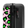 Neon pantermotief NBS - Handbagage koffer - Kinderen Unisex middel -slot