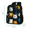 Dieren - Ruimtepakken - Sterren Rugzak - Zwart middel -productfoto_formaten