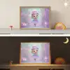 Fee - Paars - Sprookje Light Box met batterij (Wandlamp kind) middel -sfeer3_kind