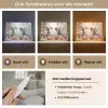 Kolibrie - Vogels - Bloemen - Natuur Light Box met kabel (Tafellamp) klein -USP_lichtkleurNL