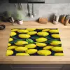 Gele - Citroenen - Druppels - Fruit Inductie beschermer vinyl 3mm klein 276 -sfeer5