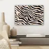 Zebraprint - Dynamisch - Roze canvas 2cm klein -sfeer6