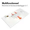 Kreeft - Waterverf - Aquarel - Oranje Muismat XXL klein -sfeer4