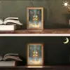 Dennensprookje - Rendier - Nacht Light Box met kabel (Tafellamp) klein -sfeer3