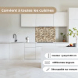 Waaierstructuren - Beige - Vezeltextuur keuken achterwand 2 middel 865 -sfeer4_FR
