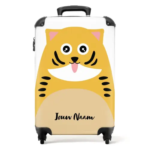 Kaatje kat NBS - Handbagage koffer - Kinderen Unisex middel -productfoto_recht