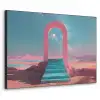 Trap - Boog - Sterrenhemel Textielframe zwart klein -3d