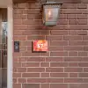 Oranje bloemenmix - Traditioneel Naambord Rechthoek middel -sfeer7-rechthoek-S