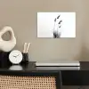 Minimalistisch - Stelen - Wit poster papier klein -sfeer1