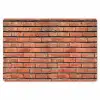 Rood - Bakstenen - Muur - Beschadiging Placemat vinyl groot 368 -zzsfeer1_Kitchenyeah-website