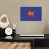 Slow down you're doing fine - Ster - Blauw poster papier klein -sfeer1