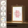Bisous - Lip - Wit - Rood Light Box met kabel (Tafellamp) klein -USP_DE