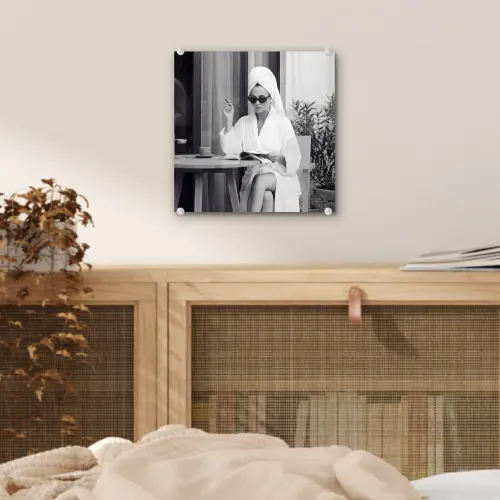 Modern - Vrouw - Zwart - Wit plexiglas 5mm klein -sfeer4