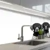Honden - Bivakmuts - Zwart - wit keuken achterwand 2 middel -3d_schuin