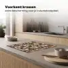 Camouflage - Patroon - Beige - Bruin Inductie beschermer vinyl 3mm middel 274 -sfeer1