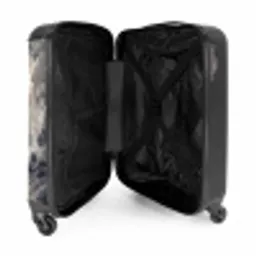 Mistig - Berglandschap - Illustratie NBS - Handbagage koffer - Volwassenen Unisex middel -binnenkant