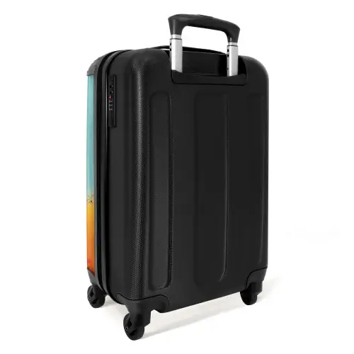 Monstertruck met Graffiti Print in het Zand NBS - Handbagage koffer - Unisex middel -achterkant