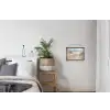 Doorkijk - Strand - Duinen - Pad - Landschap textielposter latten blank klein -woonkamer