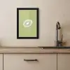 Kiwi - Lijntekening - Minimalistisch - Groen KitchenYeah - Keuken - Fotolijst klein -sfeer2