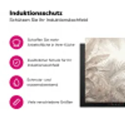 Papagaai - Jungle - Tropisch Inductie beschermer vinyl 3mm klein -zzzzzzz-lf-ups