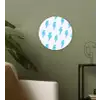 Blauw - Paars - Bliksem Wandcirkel plexiglas klein 852 -sfeer3