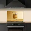 Pannenkoeken - Eten - Honing - Geel keuken achterwand spatscherm klein -sfeer1