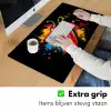 Peper - Graffiti - Verf - Abstract - Modern - Kleurrijk Muismat XXL klein -sfeer3