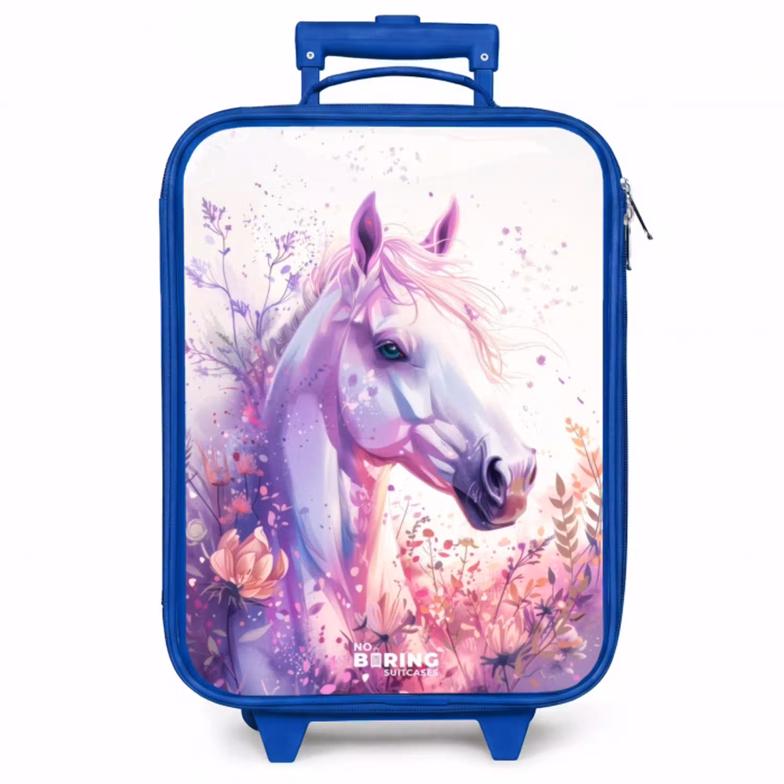 Parelachtige Pony Kinderkoffer - Blauw klein -zzz_website3d
