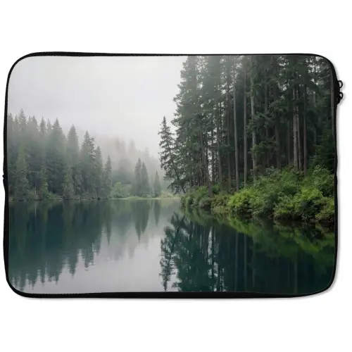 Bergen - Meer - Bos laptophoes neopreen klein -zkaufland3dotto