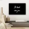 Quotes - Spreuken - Ik kook van jou - Liefde - Partner canvas 2cm klein -sfeer6