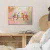 Vogels - Tak - Quote - Roze PET vilt klein -sfeer3