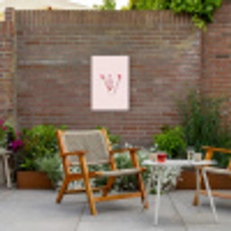 Perfect - Minimalistisch - Valentijn Tuinposter op houten frame 2 cm dik klein -sfeer3