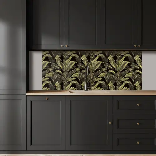 Botanisch - Bladeren - Groen keuken achterwand 2 middel 871 -sfeer1