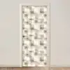 Textuur - Linnen - Beige deurposter klein 289 -3d_beige