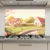 Schapen - Huisje - Platteland keuken achterwand spatscherm klein -3d_website