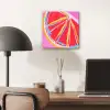 Grapefruit - Geschilderd - Roze - Strepen aluminium wit klein -sfeer5